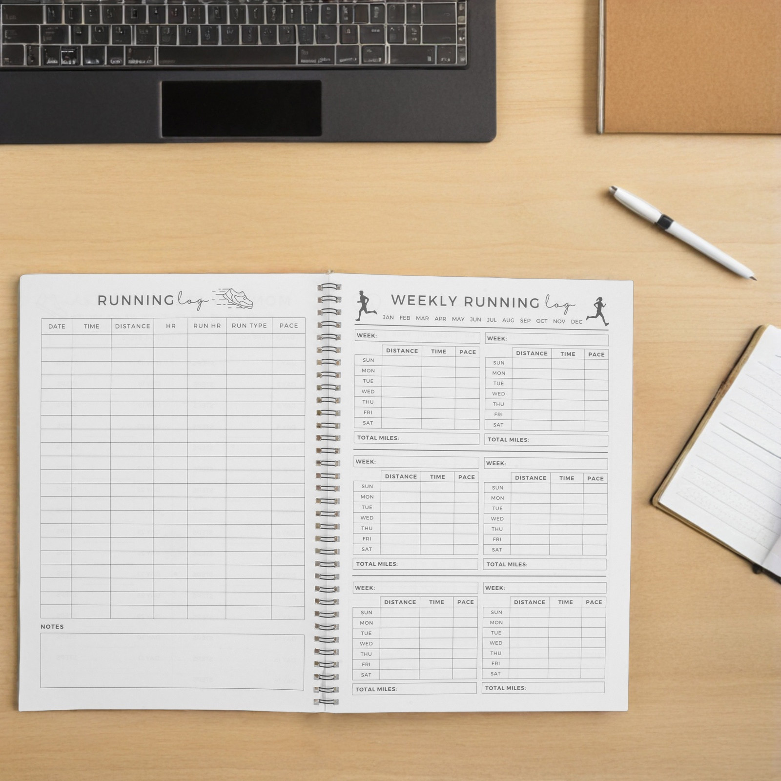 Nutrition In Fitness - Cuaderno Premium para Planificación de Fitness