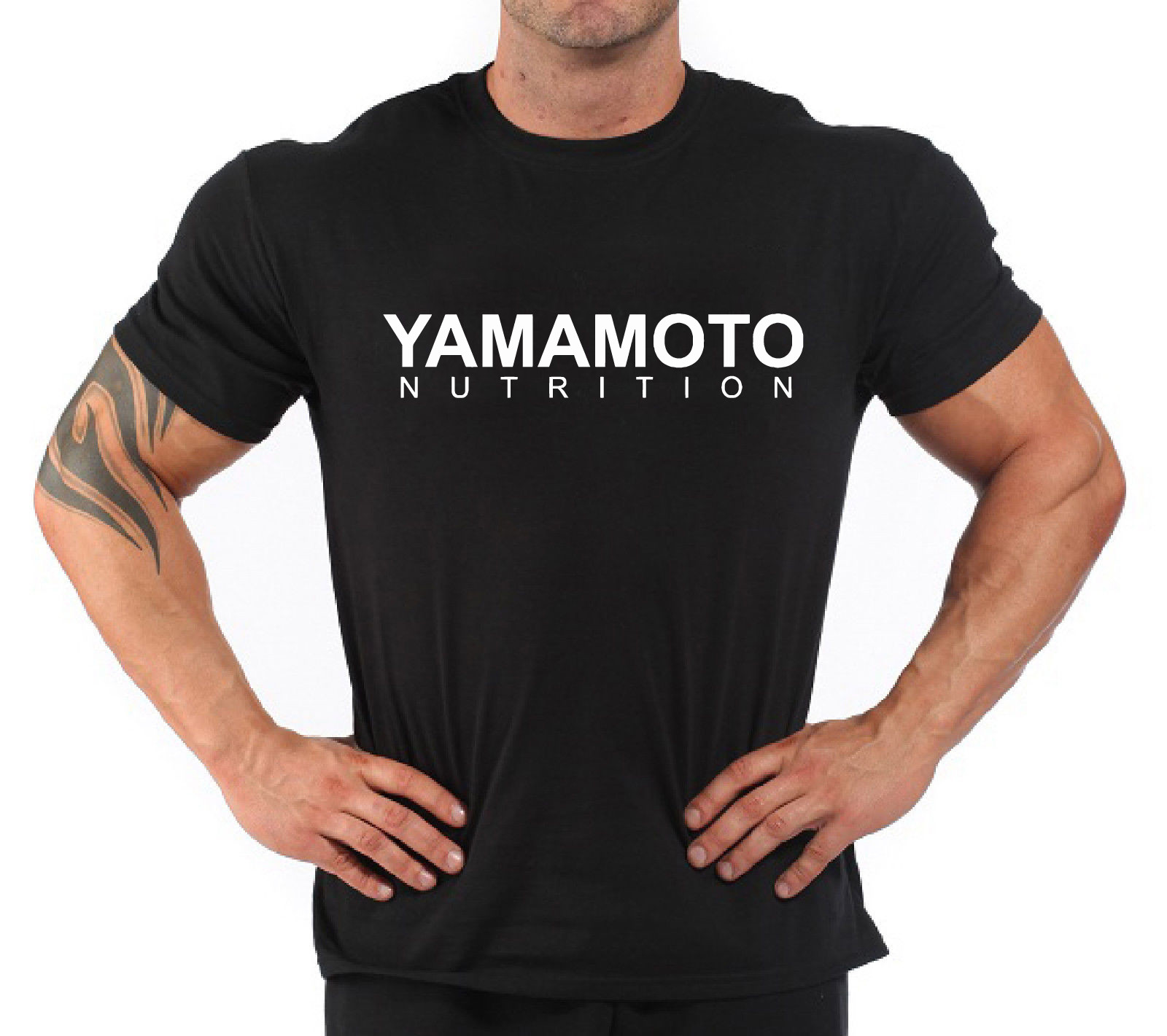 Nutrition In Fitness - Camiseta de gimnasio para culturismo y