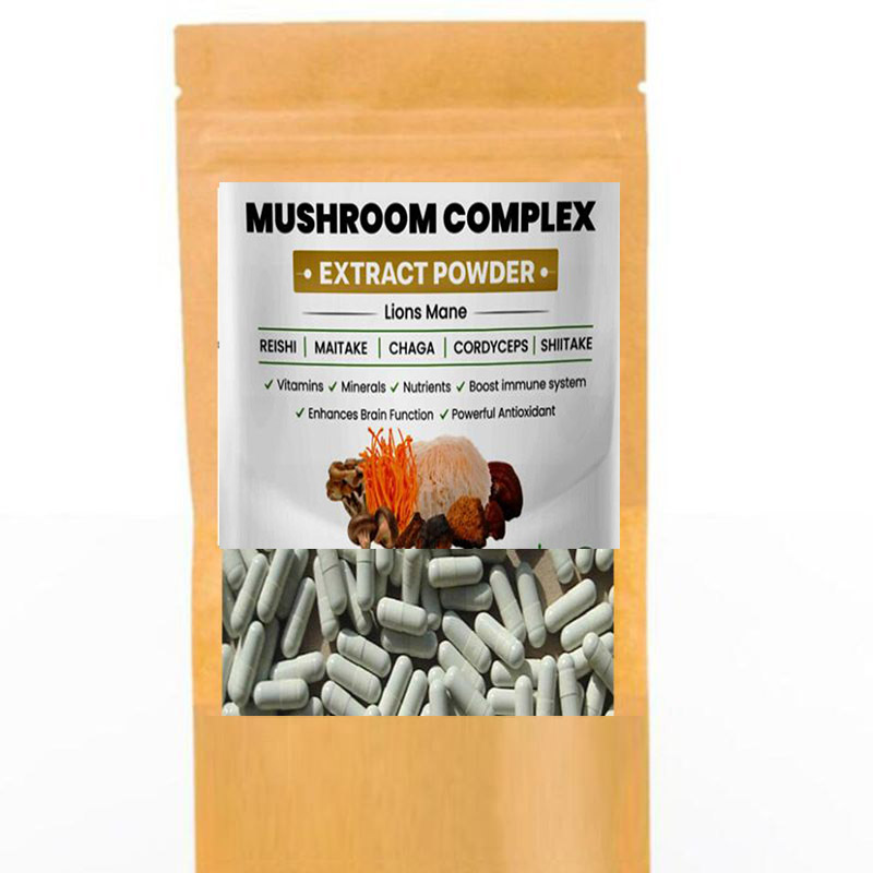 Lion Mane Mushroom - Cápsulas de Extracto de Hongos Mixtos