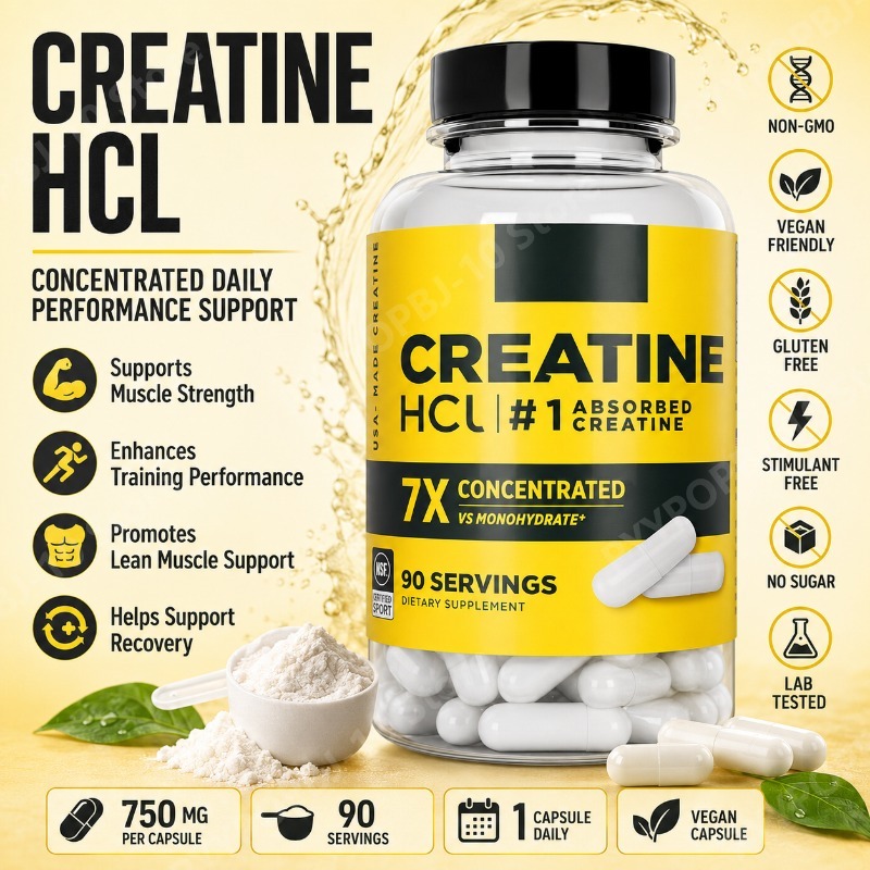 Creatina HCl 750mg 90 Cápsulas - Nutrition In Fitness reseña y precio