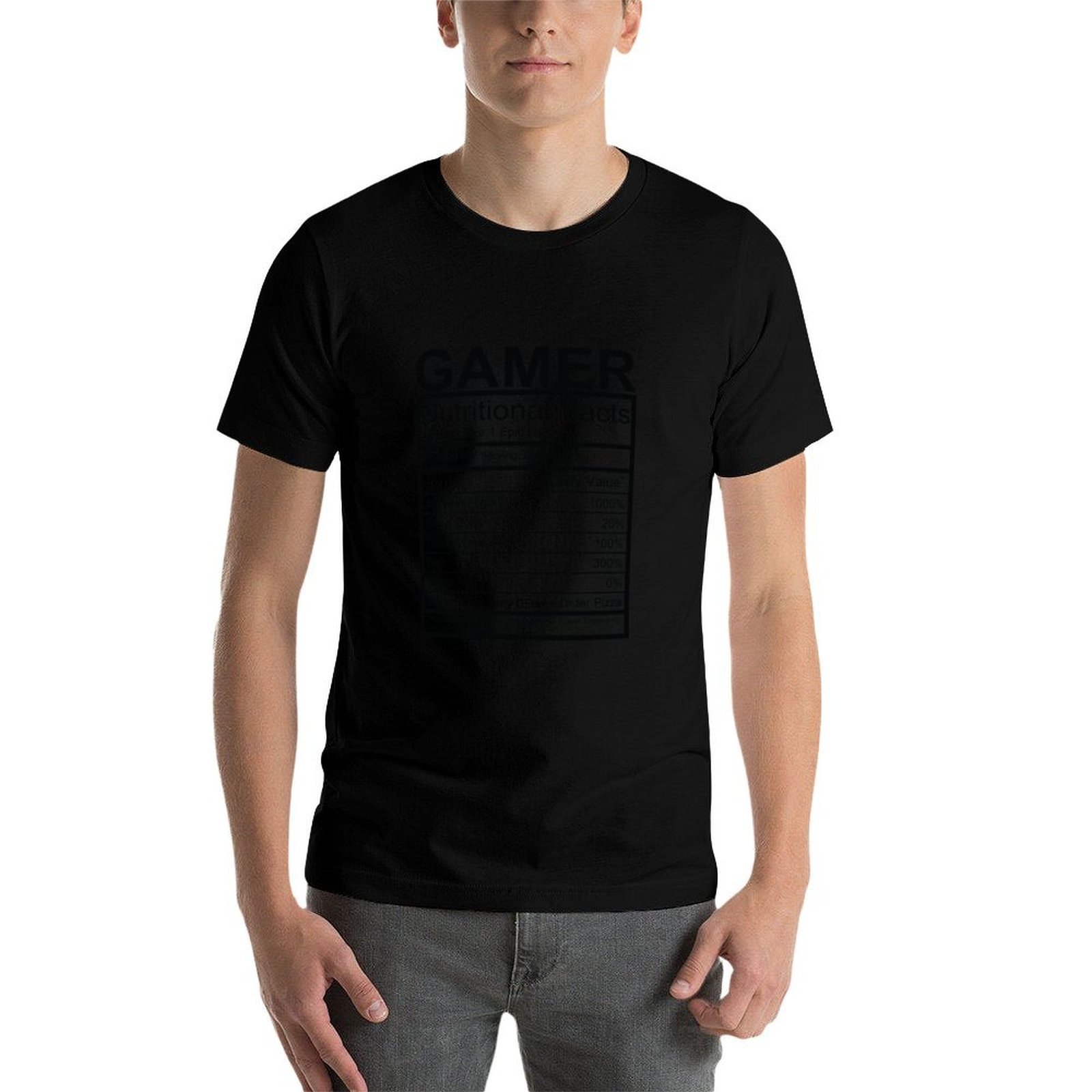 Camiseta con tabla de informac - Nutrition In Fitness reseña y precio