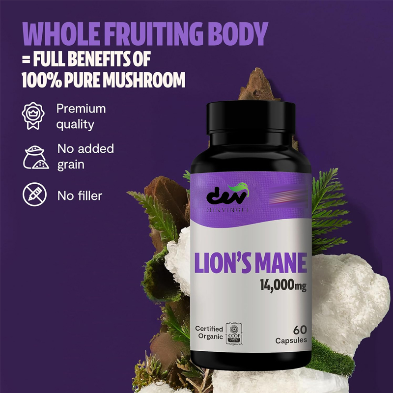 Cápsulas de Suplemento de Mele - Lion Mane Mushroom reseña y precio