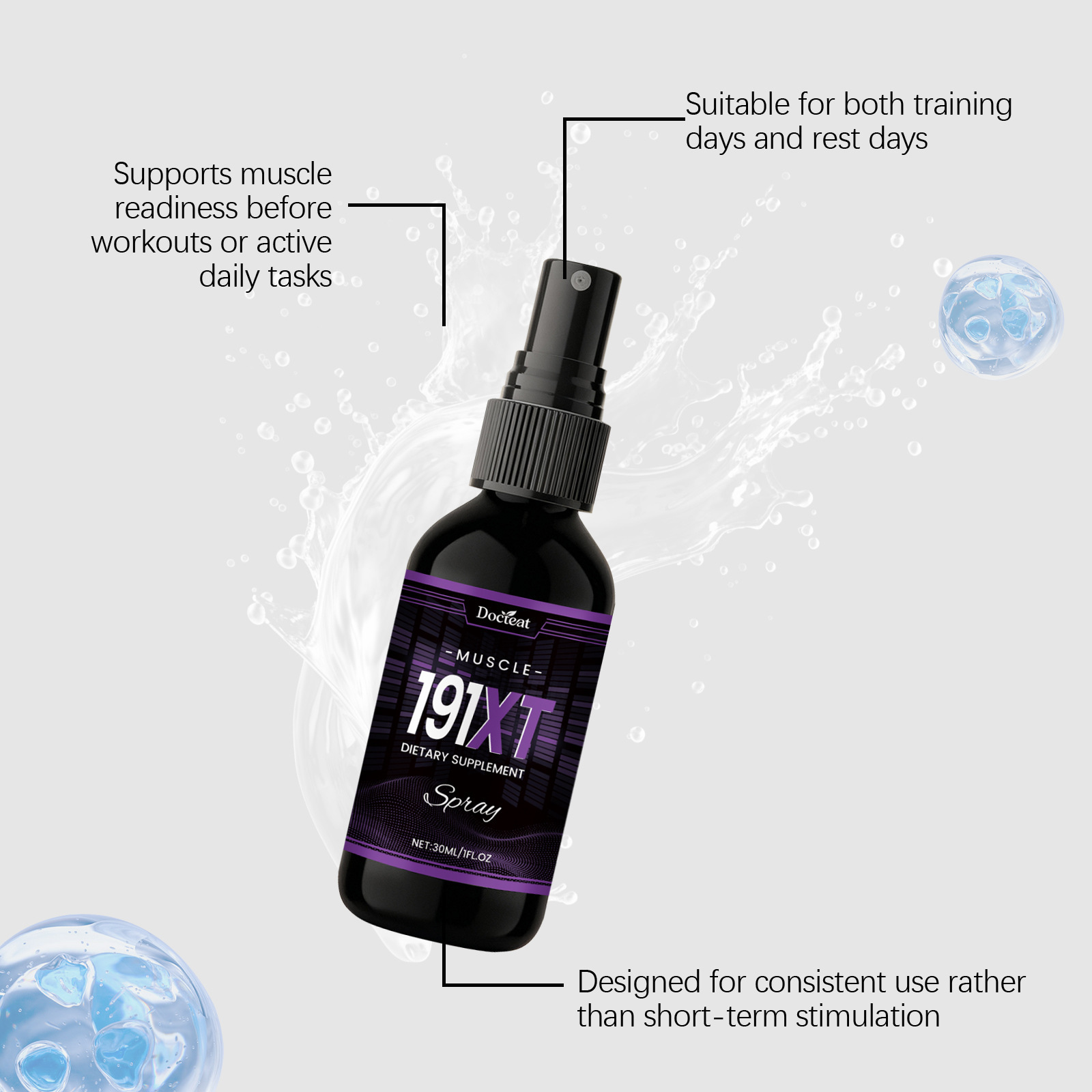 Spray para el Crecimiento Musc - Nutrition Physical Fitness reseña y precio