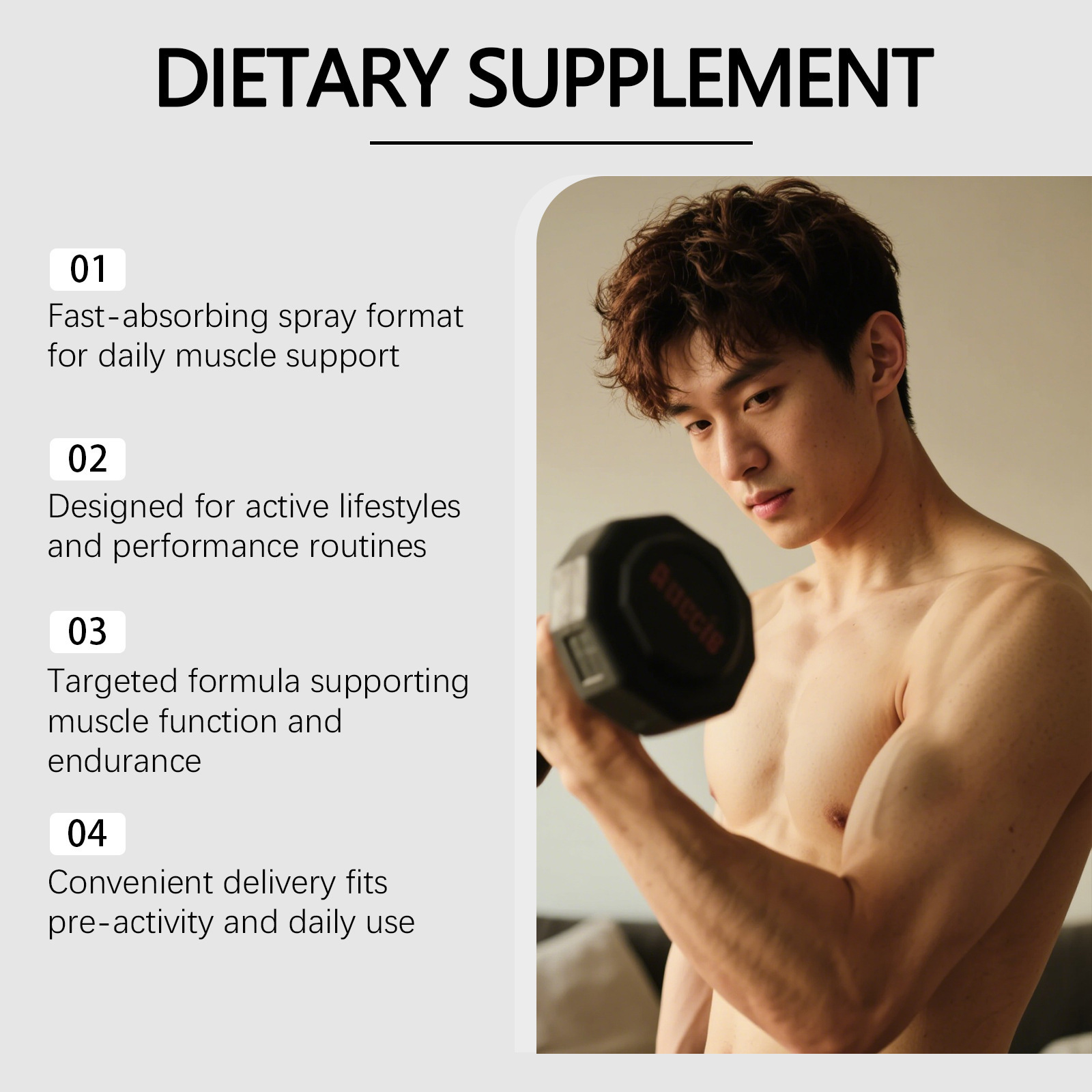 Spray para el Crecimiento Musc - Nutrition Physical Fitness reseña y precio